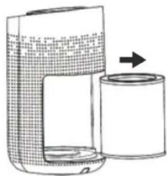 Fuave Pure Air - Verpackung des filters entfernen - 2