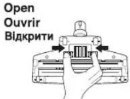 LG VK7320NHAB - Использование Использование основной насадки для ковра и мини турбощетки - 2