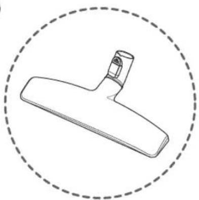 LG VK7320NHAB - Использование Использование насадки для ковра и пола / Насадка для твердого покрытия пола - 2