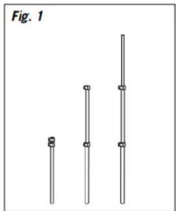 Sogo PLASS6335 - Assembling and mounting the Telescopic Pole. (SEE FIG.1) - 1