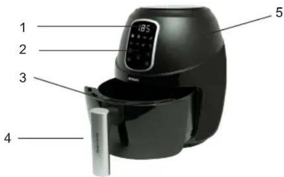 Sogo FRESS10805 - CONOZCA SU FREIDORA DE AIRE - 1