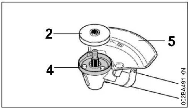 STIHL FS 260 - Remplacement de l'anneau de protection - 2