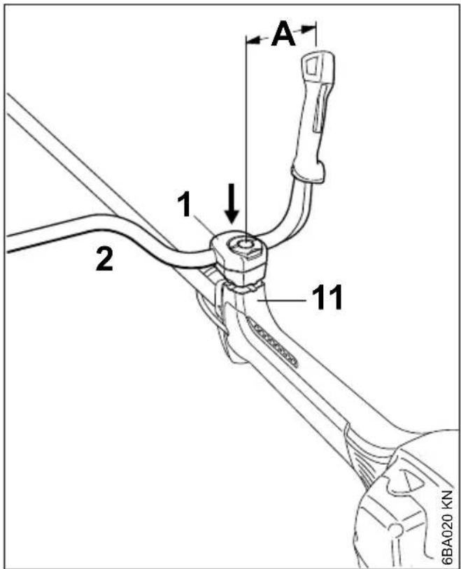 STIHL FS 260 - Assemblage du support de guidon - 2