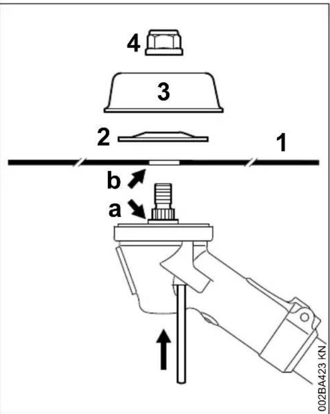 STIHL FS 260 - Schutzring wechseln - 4