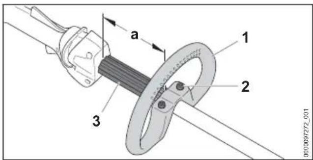 STIHL FSA 60 R - Adjusting and Setting the Loop Handle - 1