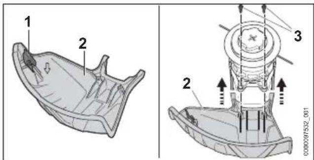 STIHL FSA 60 R - Schutz anbauen - 1