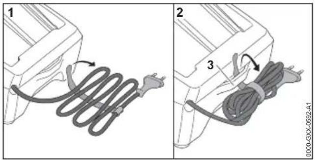 STIHL FSA 60 R - Rangement du chargeur - 1