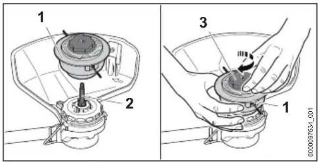 STIHL FSA 60 R - Mounting the Mowing Head - 1