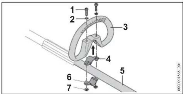 STIHL FSA 60 R - Mounting the Loop Handle - 1