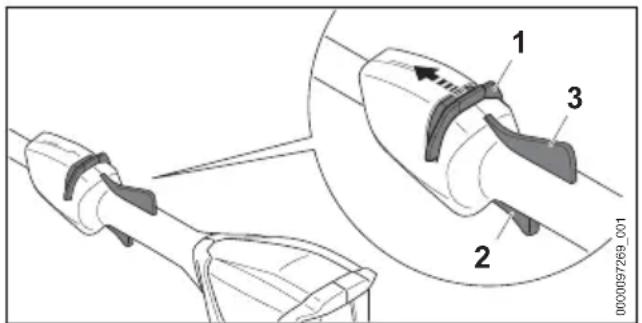 STIHL FSA 86 R - Accendere il decespugliatore - 1