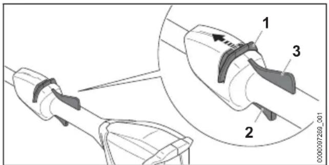 STIHL FSA 86 R - Motorzeis inschakelen - 1