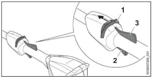 STIHL FSA 86 R - Switching the Brushcutter on - 1