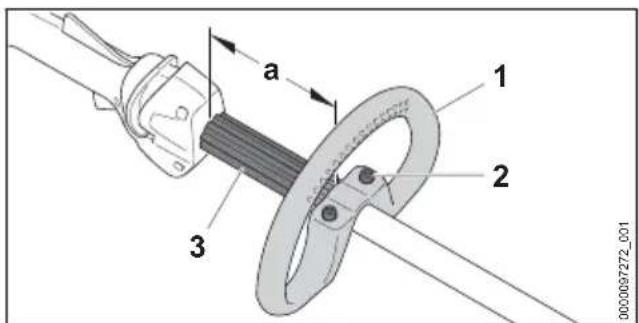 STIHL FSA 86 R - Adjusting and Setting the Loop Handle - 1