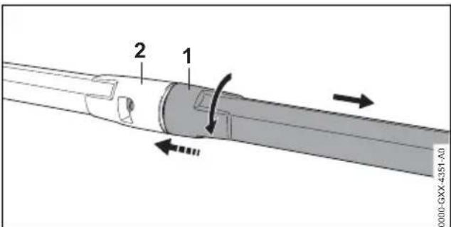 STIHL RE 170 Plus - Strahlrohr anbauen und abbauen - 2