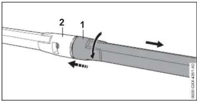 STIHL RE 170 Plus - Demontage de la lance - 1