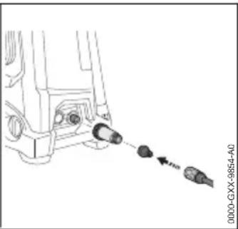 STIHL RE 170 Plus - Branchement du filtré à eau - 3