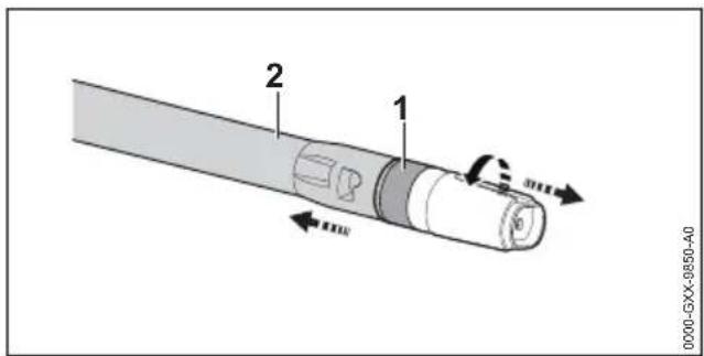 STIHL RE 170 Plus - Duse abbauen - 1