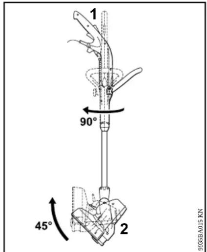 STIHL FSE 52 - Impostazione delle impugnature - 5