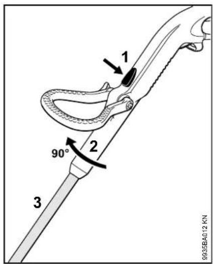STIHL FSE 52 - Kuljetusasento - 1