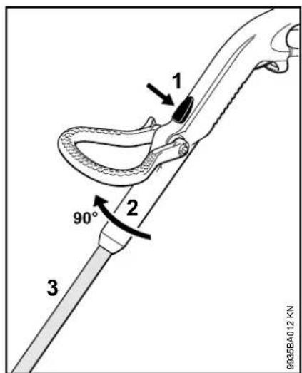 STIHL FSE 52 - Szállítás közbeni helyzet - 1