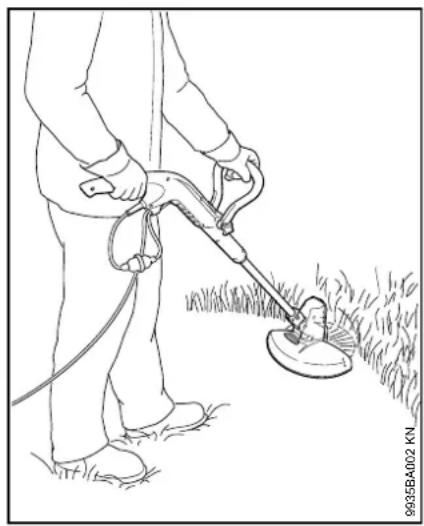 STIHL FSE 52 - Leikkaaminen - 1