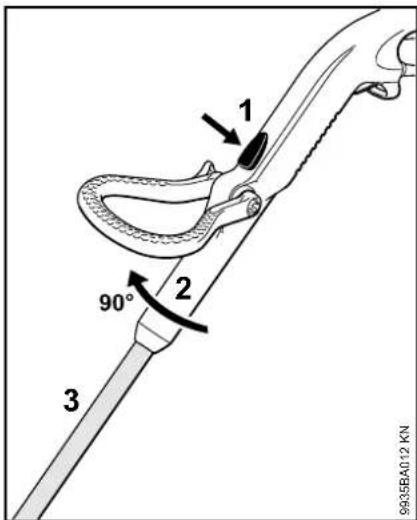 STIHL FSE 52 - Impostazione delle impugnature - 3