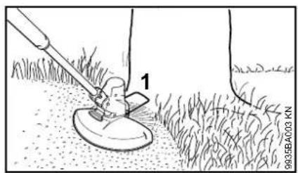 STIHL FSE 52 - Praca z elementem dystansowym - 1