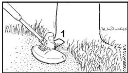STIHL FSE 52 - Arbeide med avstandsholder - 1