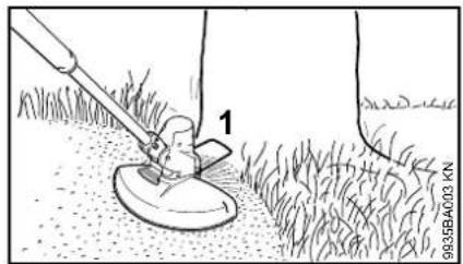 STIHL FSE 52 - Εργασία με αποστατήρα - 1