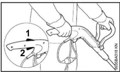 STIHL FSE 52 - Switching On - 1