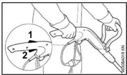 STIHL FSE 52 - Gerät einschalten - 1