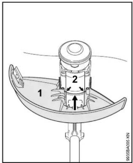 STIHL FSE 52 - Montering av skyddsanordningar - 1