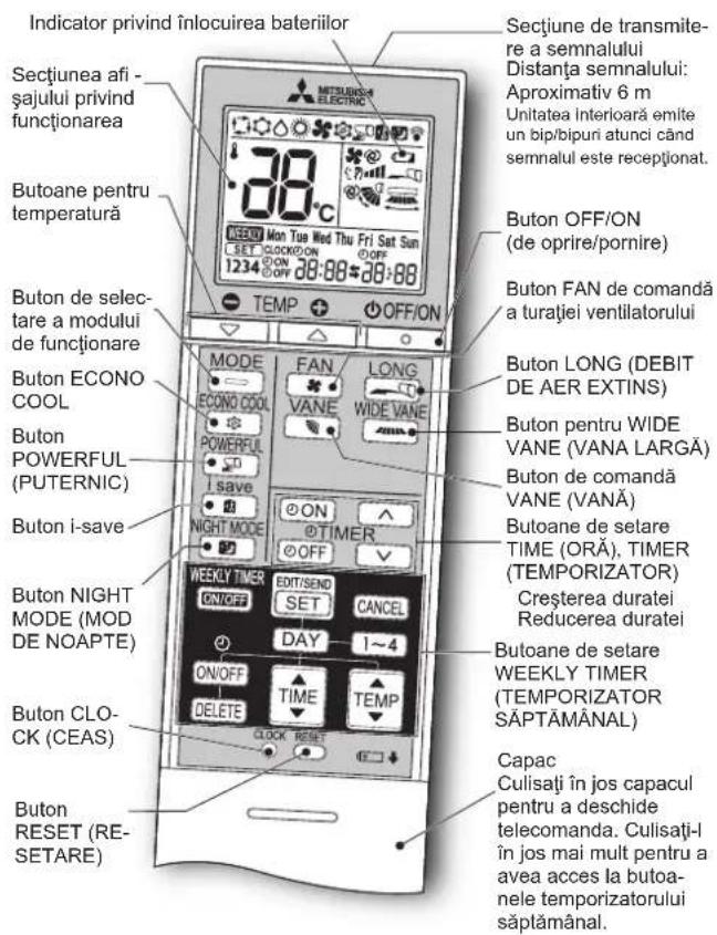MITSUBISHI MSZAP60VG - Telecomandă - 1