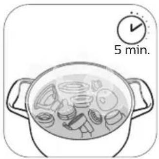 PHILIPS Avent SCF391 - Paso 3: Desinfección - 1