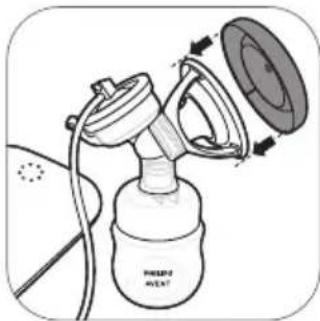 PHILIPS Avent SCF391 - Montaje del extractor de leche - 11