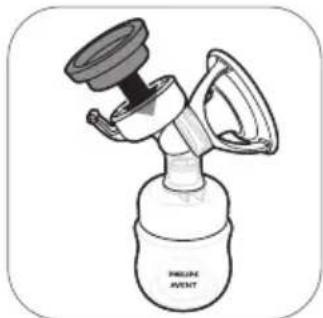 PHILIPS Avent SCF391 - Assembling the breast pump - 5