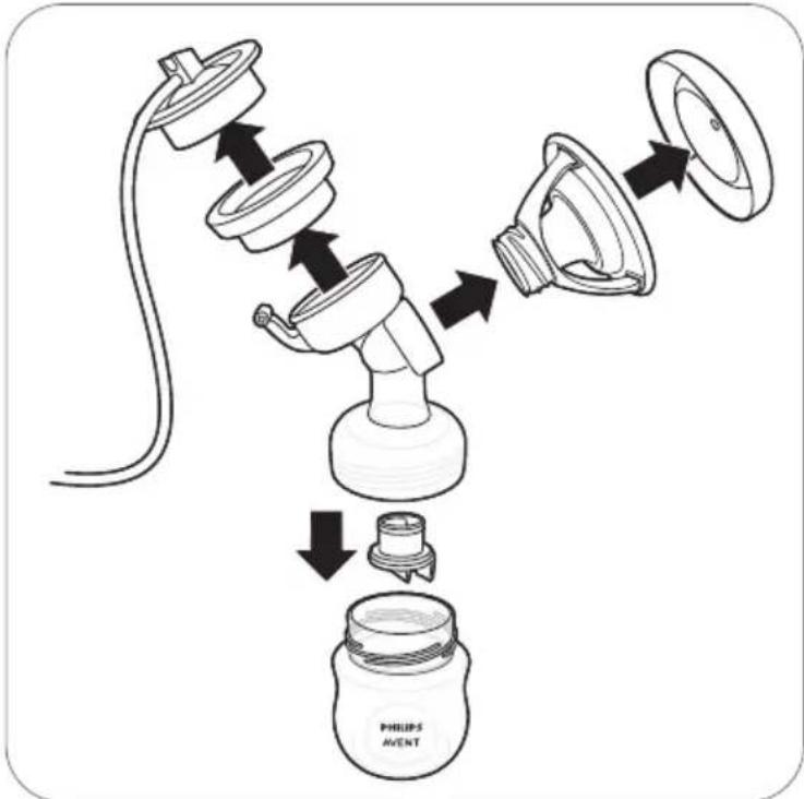 PHILIPS Avent SCF391 - Paso 1: Desarmado del dispositivo - 1