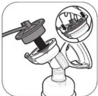 PHILIPS Avent SCF391 - Assembling the breast pump - 7