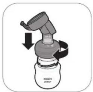 PHILIPS Avent SCF391 - Montaje del extractor de leche - 3