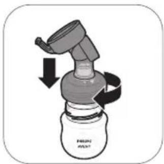 PHILIPS Avent SCF391 - Assemblage du tire-lait - 3
