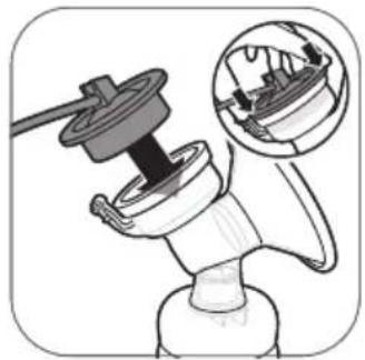 PHILIPS Avent SCF392 - Assembling the breast pump - 8