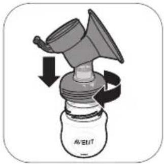 PHILIPS Avent SCF392 - Assemblage du tire-lait - 3