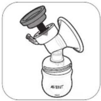 PHILIPS Avent SCF392 - Assembling the breast pump - 6