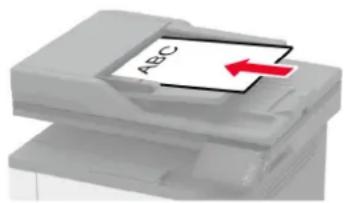 LEXMARK MX431 - Utilisation du dispositif d'alimentation automatique et de la vitre du scanner - 1