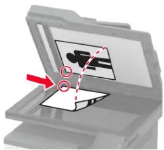 LEXMARK MX431 - Utilisation du dispositif d'alimentation automatique et de la vitre du scanner - 2