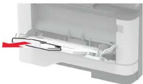 LEXMARK MX431 - Bourrage papier dans le chargeur multifonction - 9