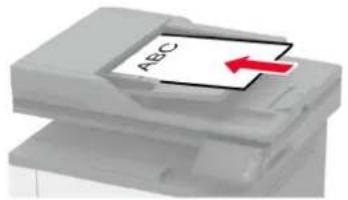 LEXMARK MX431 - Utilisation du dispositif d'alimentation automatique et de la vitre du scanner - 1