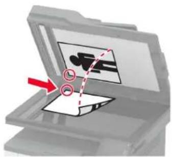 LEXMARK MX431 - Utilisation du dispositif d'alimentation automatique et de la vitre du scanner - 2
