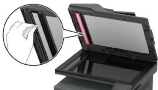 LEXMARK MX431 - Nettoyage du scanner - 2