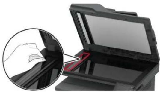 LEXMARK MX431 - Nettoyage du scanner - 4